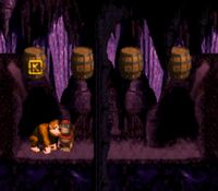 une photo d'Ã©cran de Donkey Kong Country sur Nintendo Super Nes